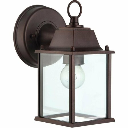 HOME IMPRESSIONS 100W Oil-Rubbed Bronze Incandescent Lantern Outdoor Wall Light Fixture IOL3ORB